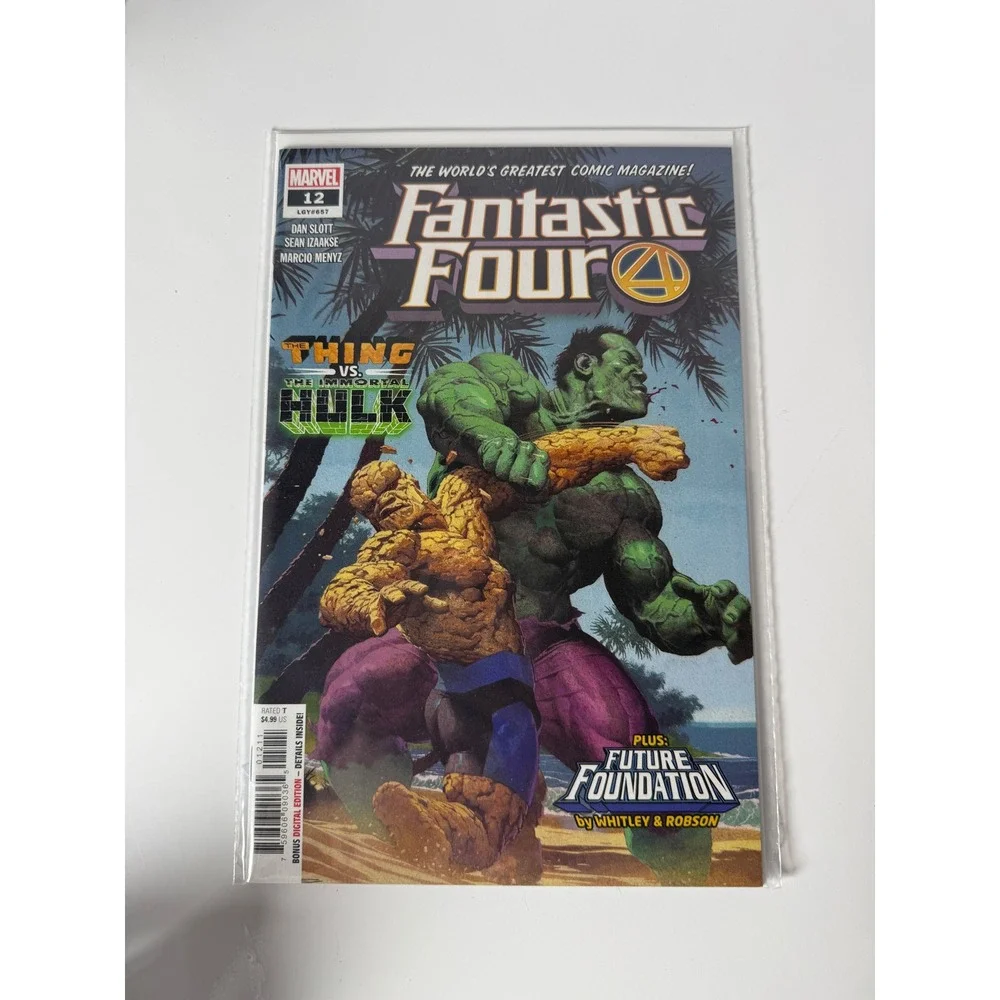 Marvel‎ Fantastic Four 12 The Thing vs Immortal Hulk Dan Slott 2019